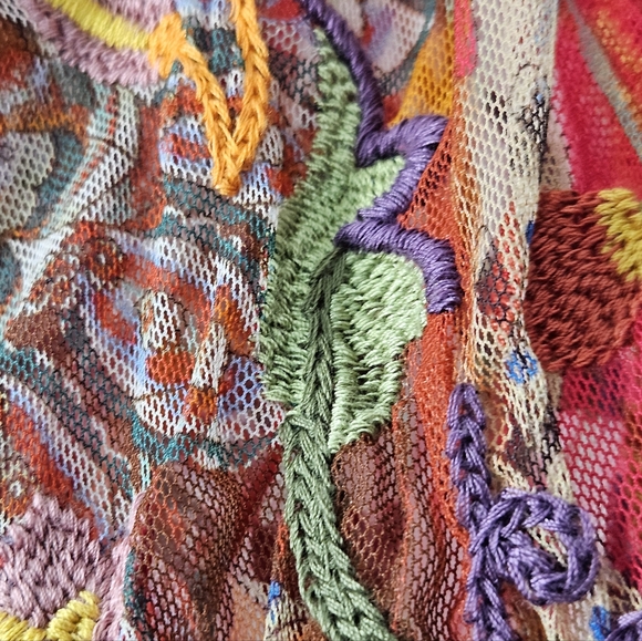 Johnny Was NWT Peasant Ruffle Blouse - Picture 5 of 11